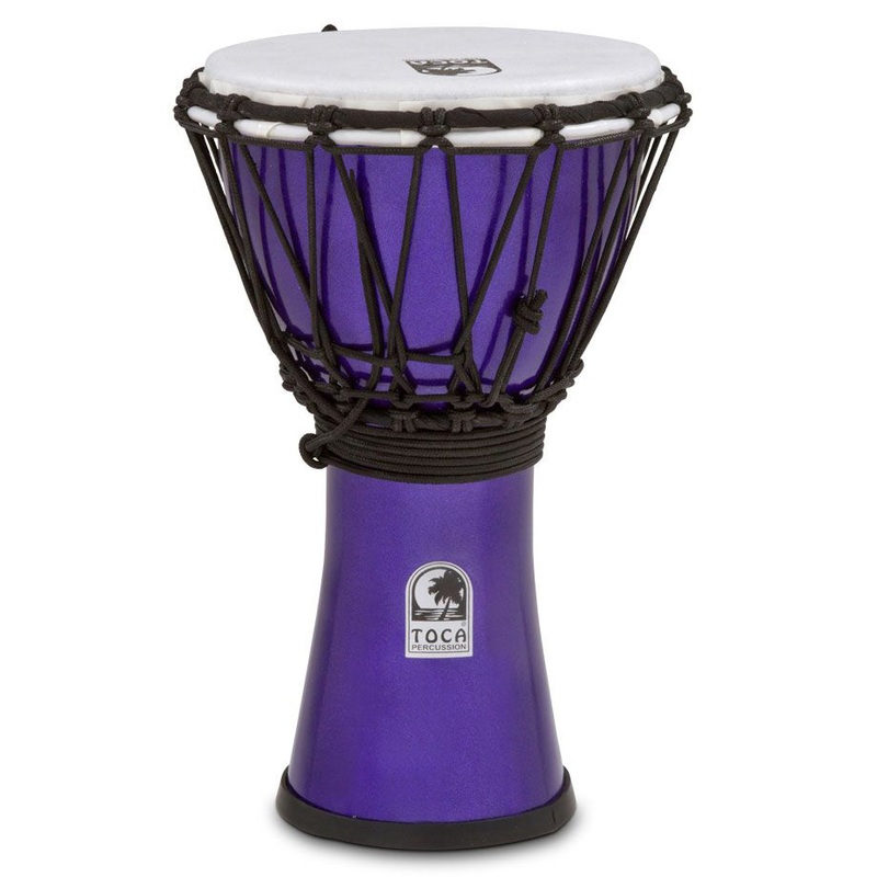 Toca Freestyle Colorsound 7in Djembe – Metallic Indigo