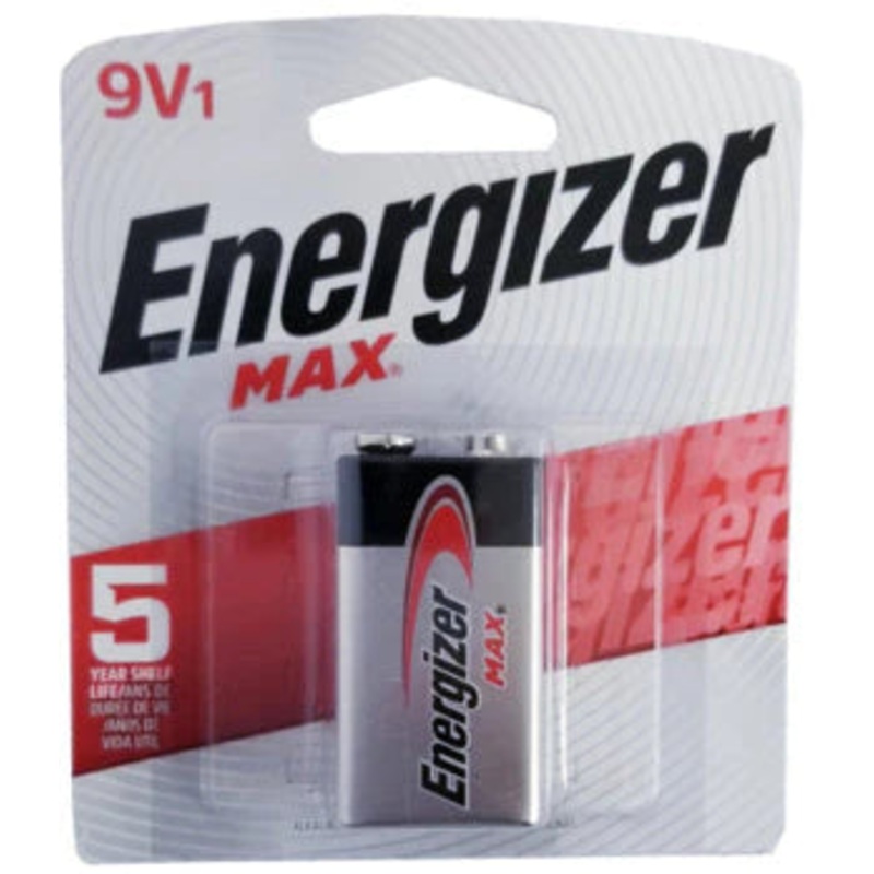 Energizer Max 9v Alkaline Battery – Each