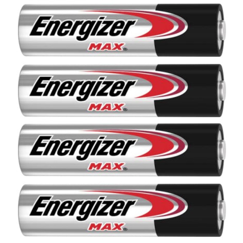 Energizer MAX AA Alkaline Battery – 4 Pack