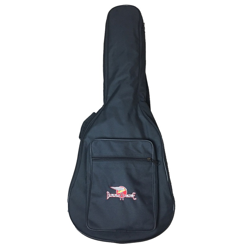 Henry Heller Standard Acoustic Bass Gig Bag with Stitched Bananas at Large Logo