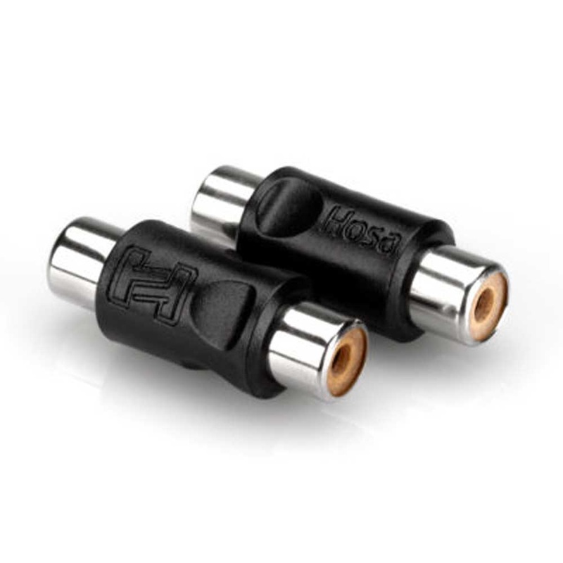 Hosa – GRA-101 – Straight Coupler – 2 Pack – Single RCA Female to Same