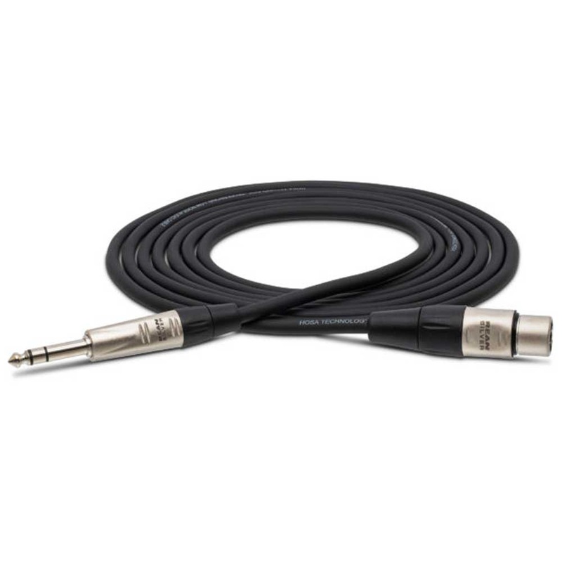 Hosa – HXS-003 – 3 ft Pro Balanced Interconnect Cable – REAN XLR Female to 1/4 in Male