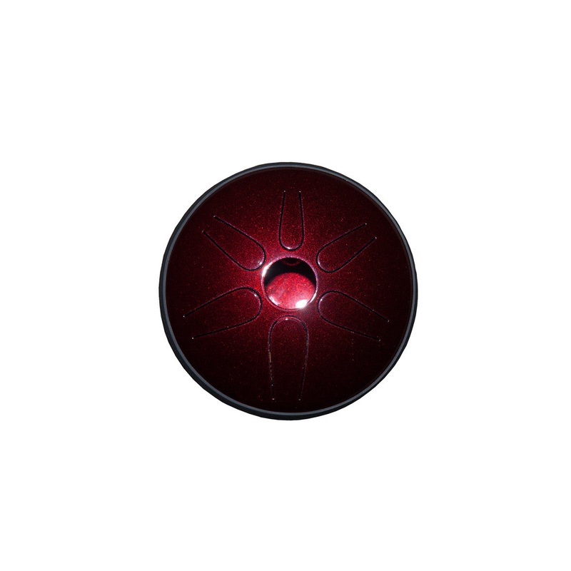 Idiopan Bella 6 in. Tunable Steel Tongue Drum – Ruby Red
