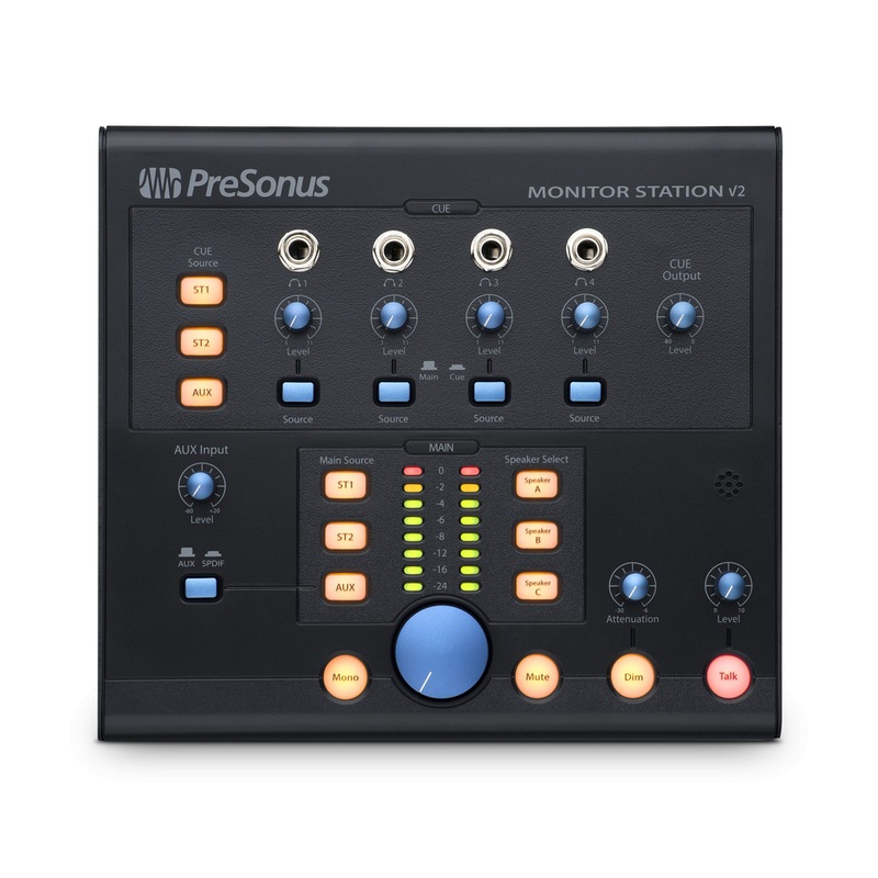 PreSonus Monitior Station V2 Desktop Studio Control Center with SPDIF input