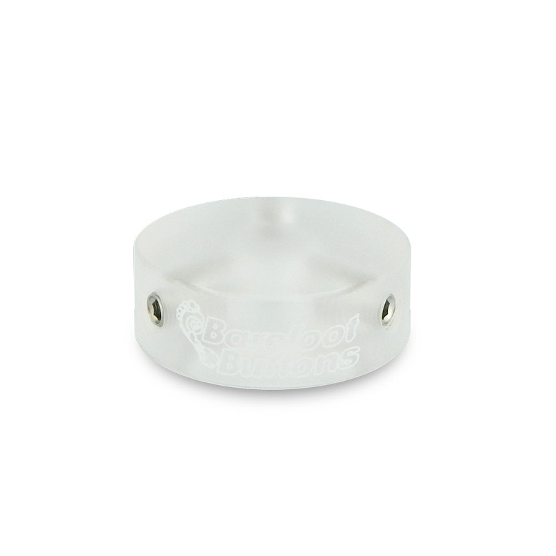 Barefoot Buttons V2 Standard Acrylic Footswitch Cap – Clear