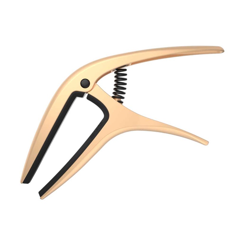 Ernie Ball P09606 Axis Dual Radius Capo – Gold Satin