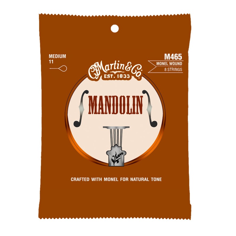 Martin M465 Mandolin Strings Monel Wound – Medium
