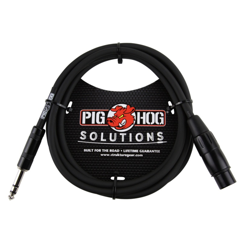 Pig Hog PX-TMXF6 TRS(M) – XLR(F) Balanced Cable – 6 ft.