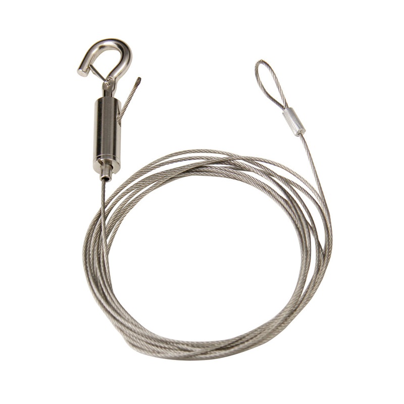 Primacoustic SlipNot Suspension Cable with Slide-Lock Clip – Box of 12