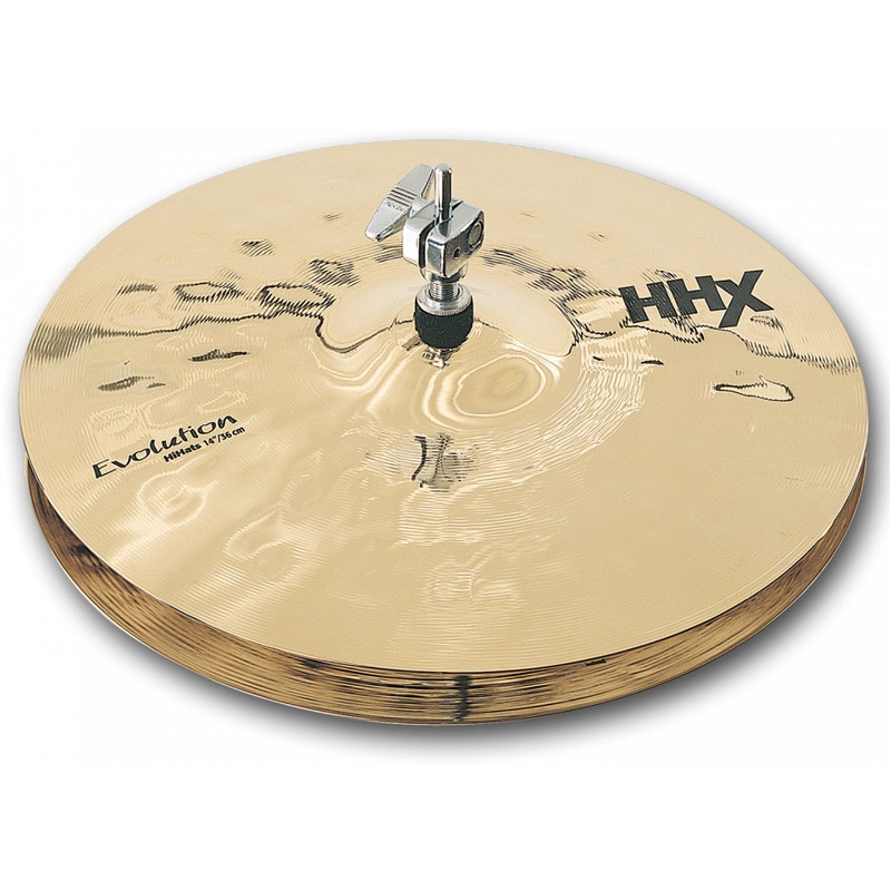 Sabian 11402XEB 14 in. HHX Evolution Hi-Hat Cymbals Brilliant Finish