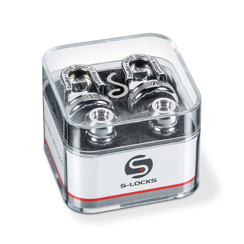 Schaller S-Locks (Pair) – Medium – Chrome Finish