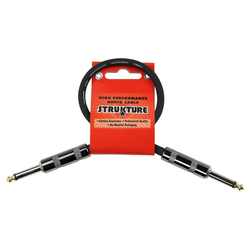 Strukture SC01 Straight to Straight Instrument Cable – 1 ft.