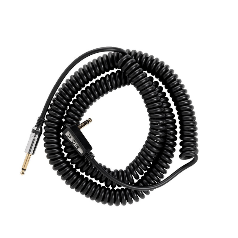 VOX VCC Vintage Coiled Cable with Mesh Bag – 29.5 ft. – Black