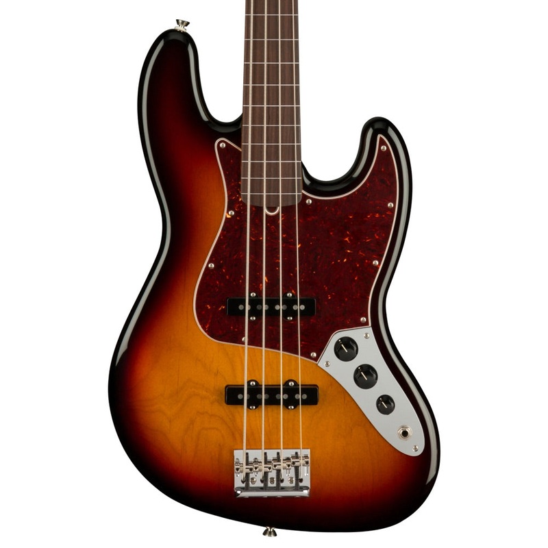Fender American Professional II Jazz Bass Fretless – Rosewood Fingerboard – 3-Color Sunburst