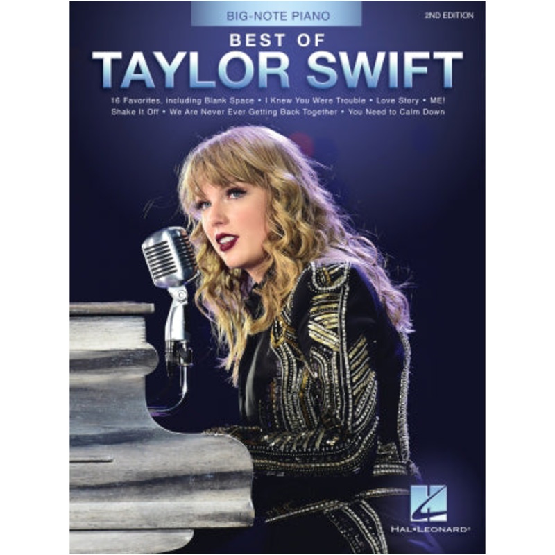 Hal Leonard – HL00339619 – Best of Taylor Swift  2nd Edition Big Note