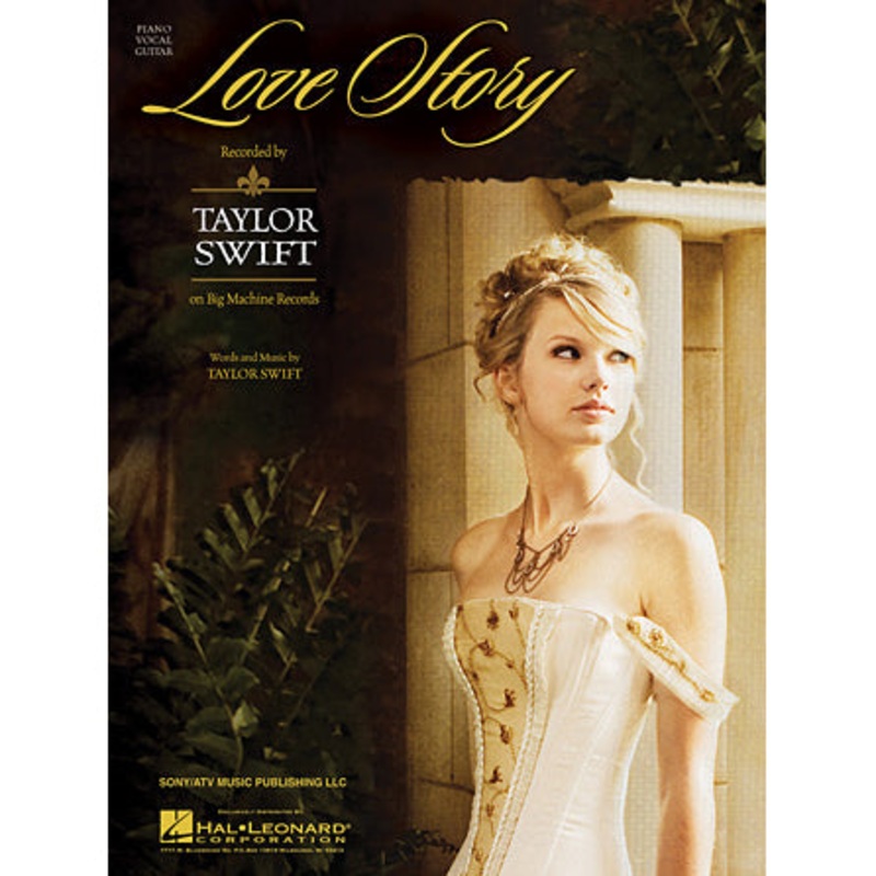 Hal Leonard – HL00353884 – Taylor Swift Love Story Piano Vocal Sheet Music