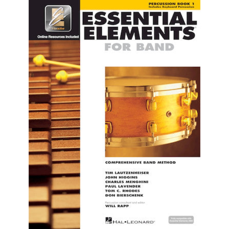Hal Leonard – HL00862582 – Essential Elements for Band  Percussion/Keyboard Percussion Book 1 with EEi