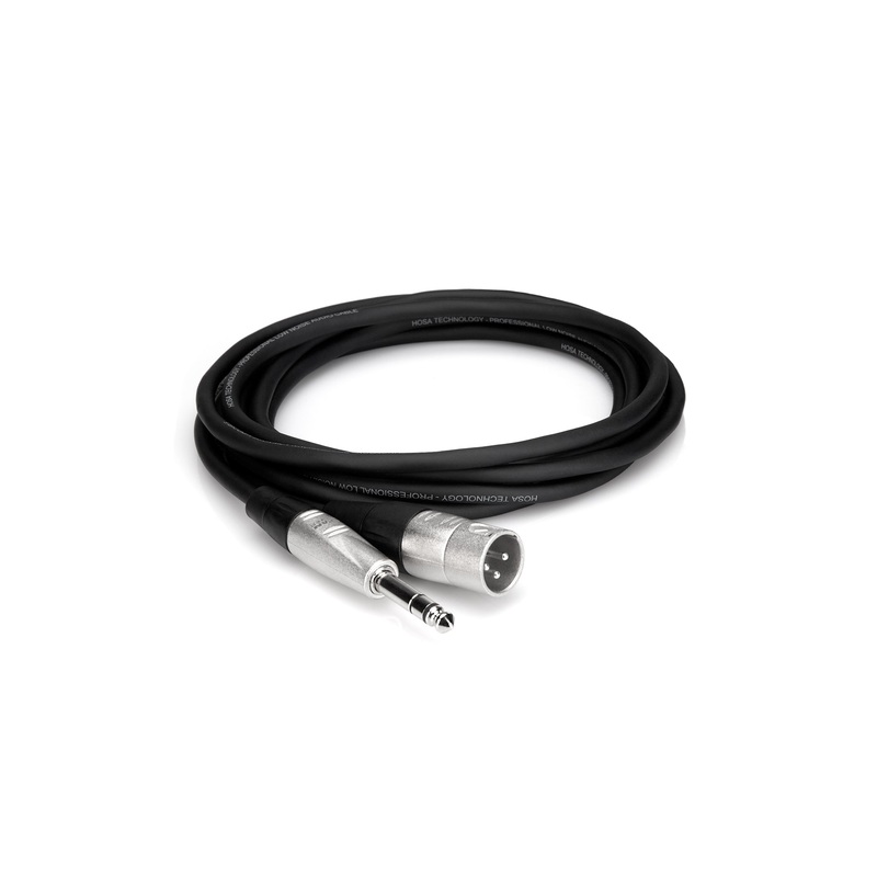 Hosa HSX-020 Pro Balanced Interconnect Cable, 1/4 in. to XLR – 20 ft.