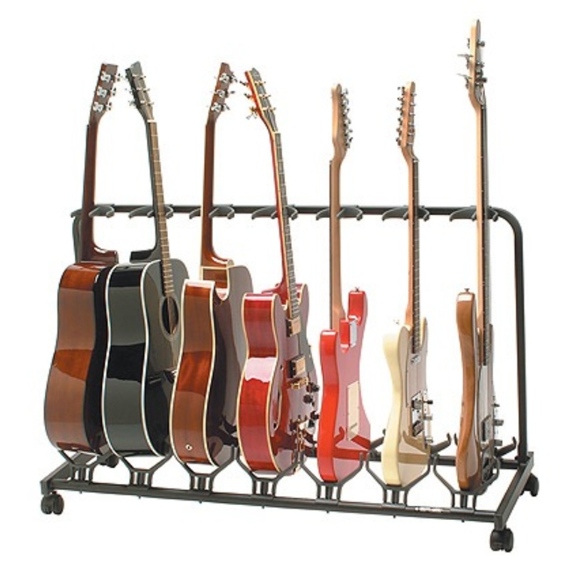 Quik-Lok Universal Multiple Guitar Stand – Holds 7 Guitars