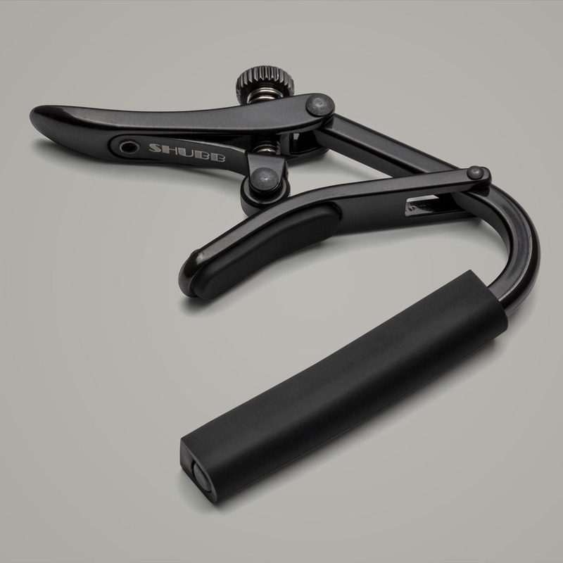 Shubb C3k Capo Noir for 12-String Guitar – Black Chrome