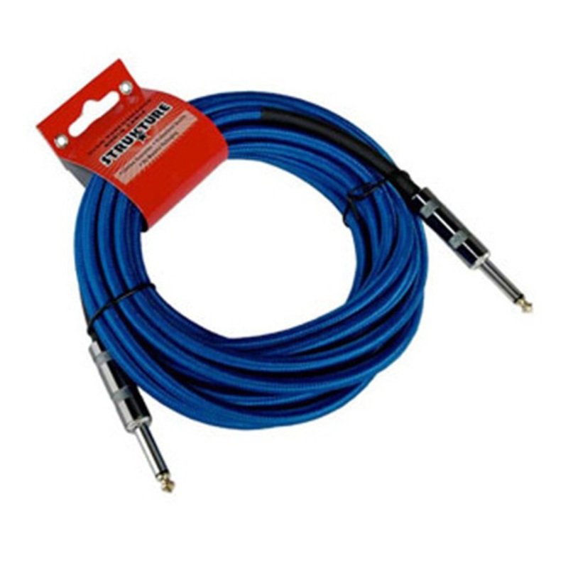 Strukture SC186W 18.6ft Woven Instrument Cable – Blue