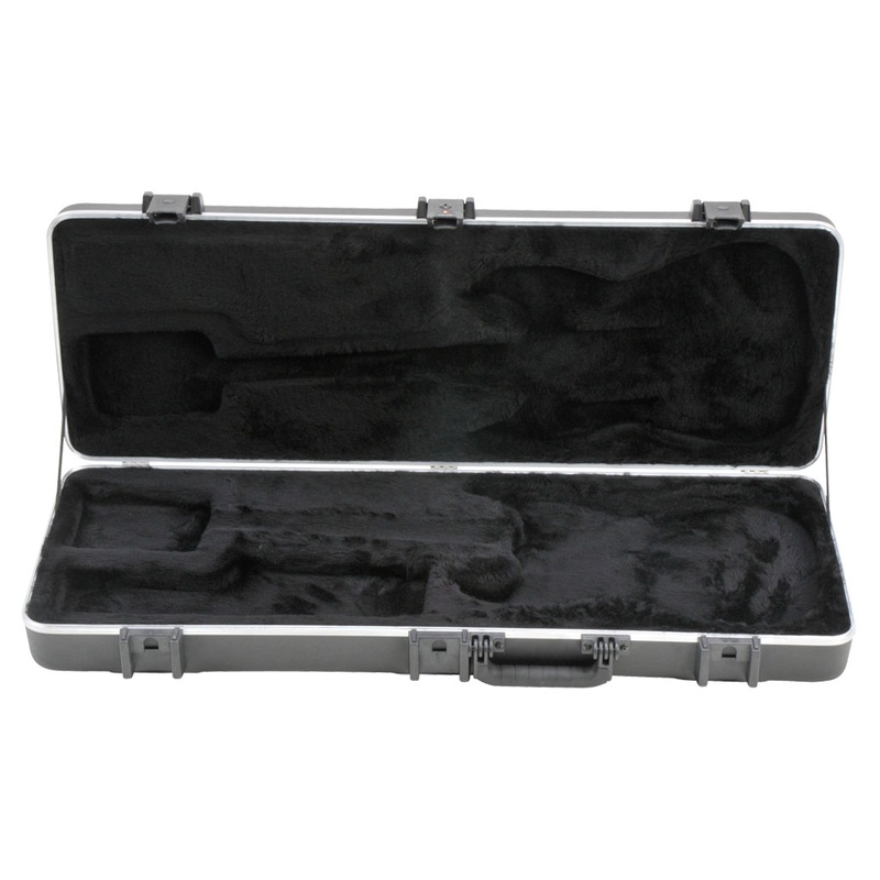ABS Molded, Strat/Tele Rectangular Hardshell, Large TSA Trigger Latches