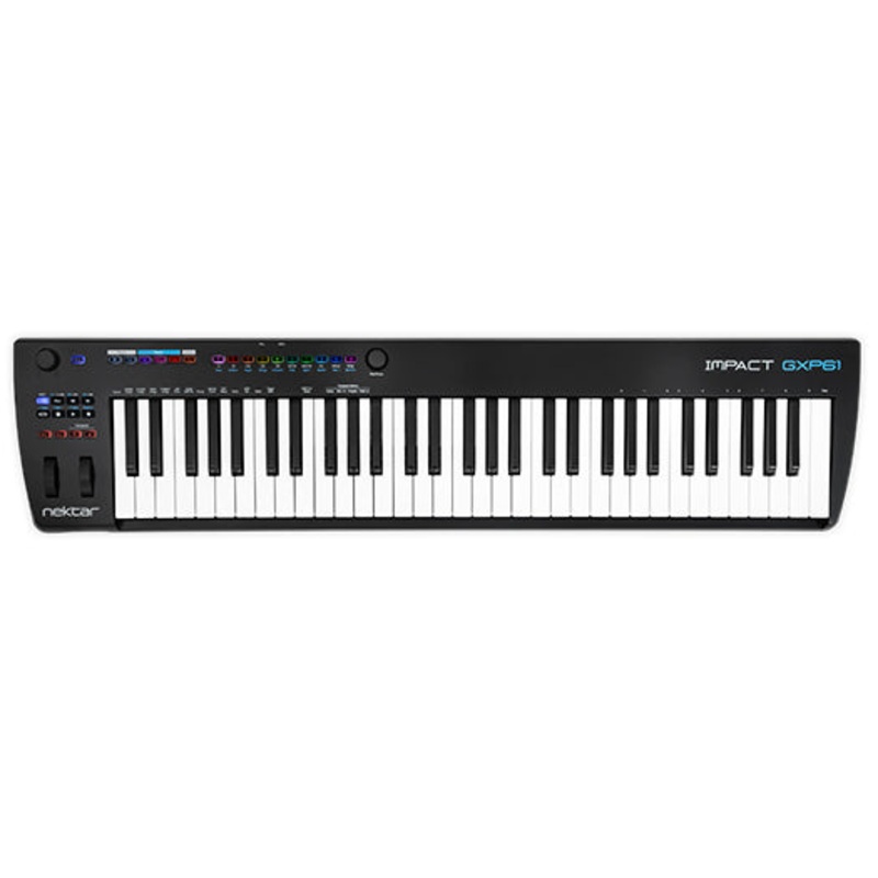 Nektar Impact GXP61 Latest Generation 61-Note USB MIDI Semi-Weighted Keyboard Controller