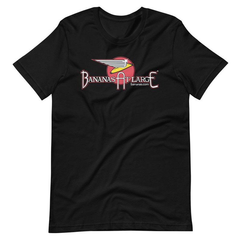 Bananas at Large Short-Sleeve T-Shirt, Retro Logo – Unisex