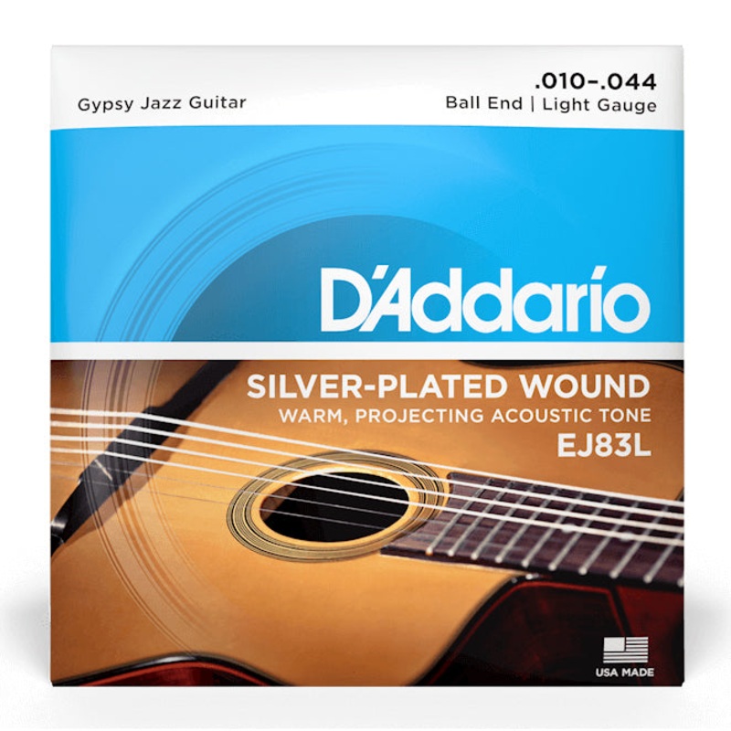 D’Addario EJ83L Phosphor Bronze Acoustic Strings, Light, 12-53