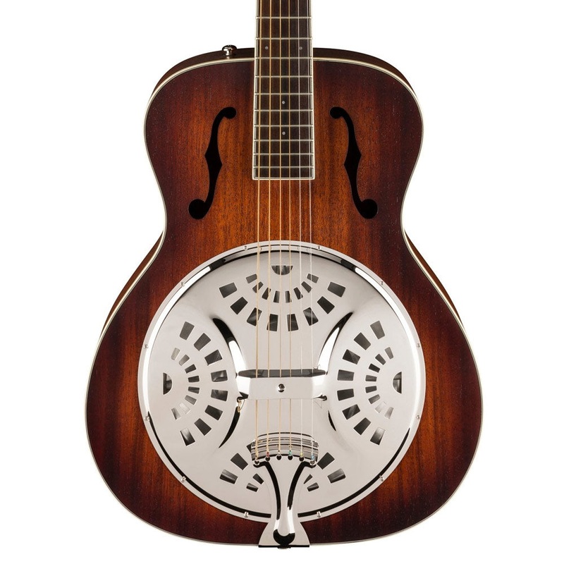 Fender PR-180E Resonator Acoustic-Electric Guitar – Aged Cognac Burst