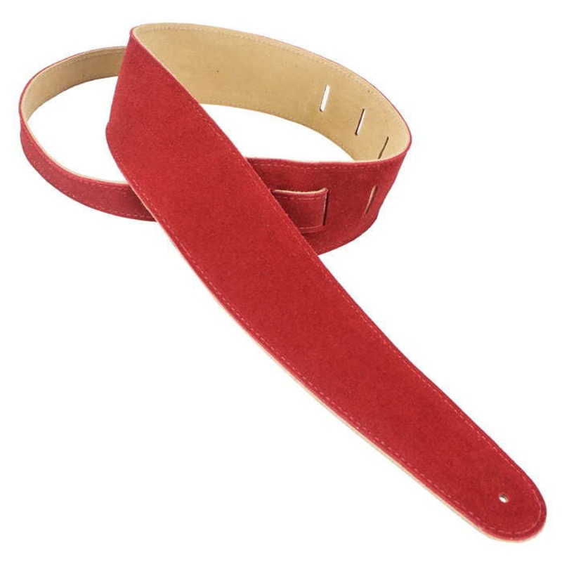 Henry Heller Suede Series 2.5 Strap, Capri Red