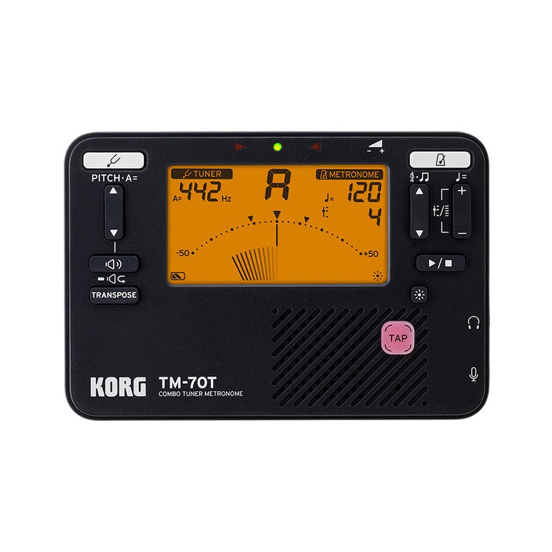 Korg TM-70T Combo Tuner Metronome – Black