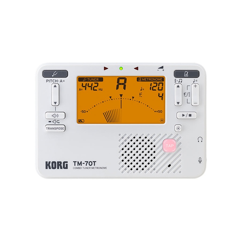 Korg TM-70T Combo Tuner Metronome – White