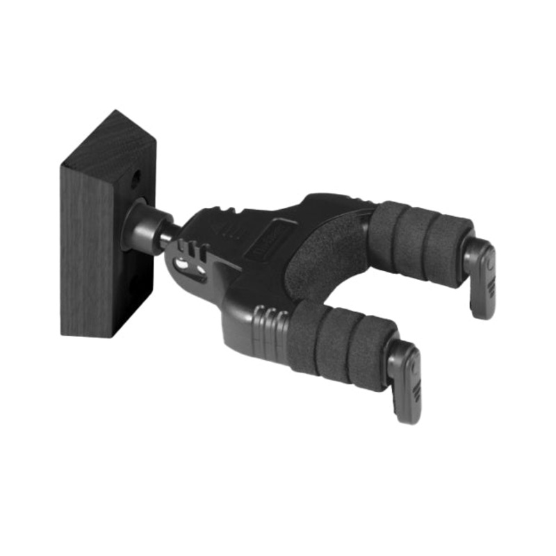 On Stage GS8730BK Wood Locking Guitar Hanger – Black