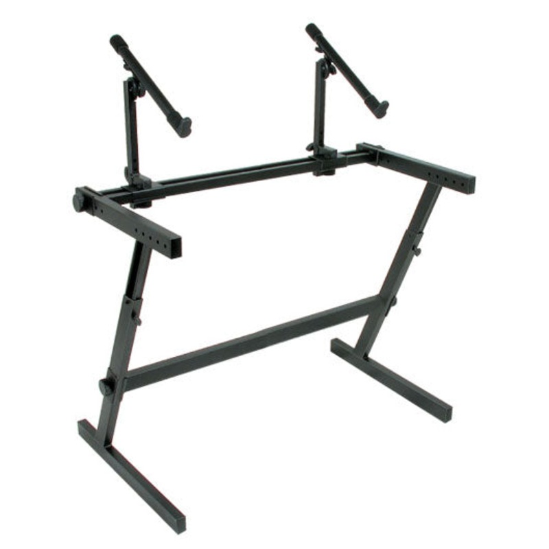 Quik-Lok Z-726L Extra Wide Z Frame 2 Tier Keyboard Stand