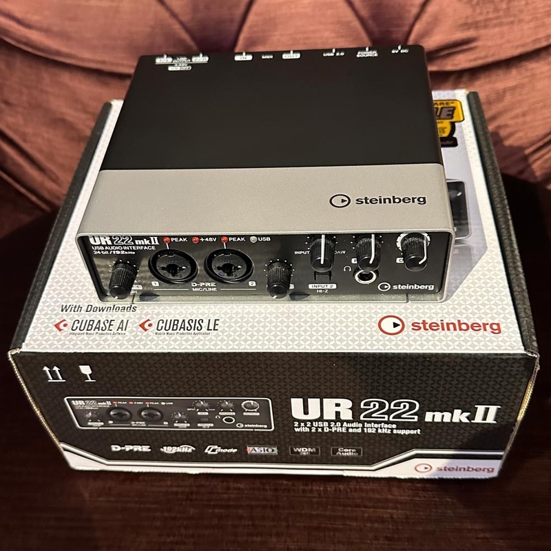 Steinberg UR22mkII 2×2 USB 2.0 Audio Interface (Pre-Owned)