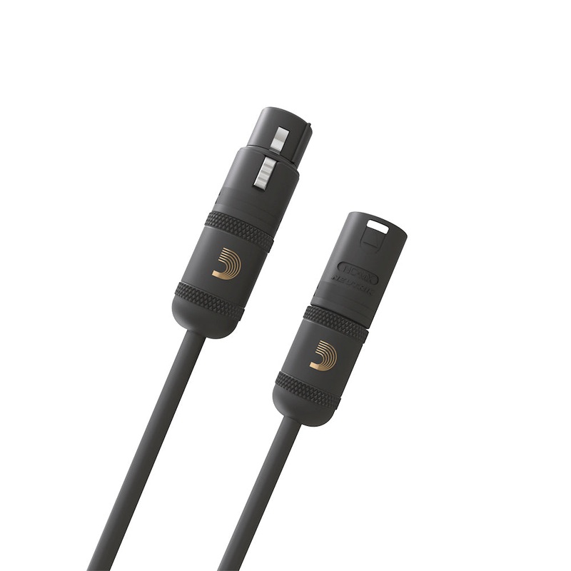 D’Addario American Stage Series Microphone Cable, XLR Male to XLR Female – 25 ft.