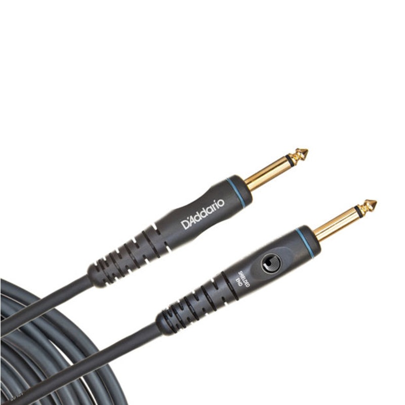 D’Addario PW-G-20 Custom Series Straight to Straight Instrument Cable – 20 ft.
