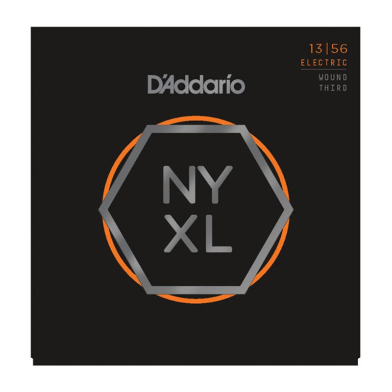DAddario NYXL1356W Nickel Wound Electric Guitar Strings Medium Wound 3rd 13-56