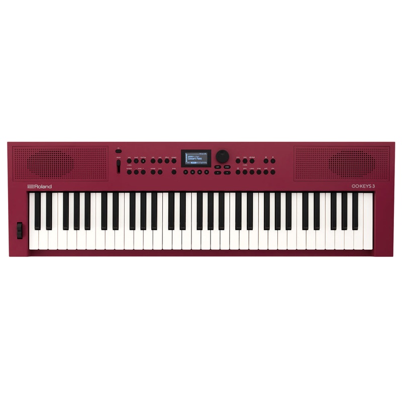 Roland GO:KEYS 3 Music Creation Keyboard – Dark Red
