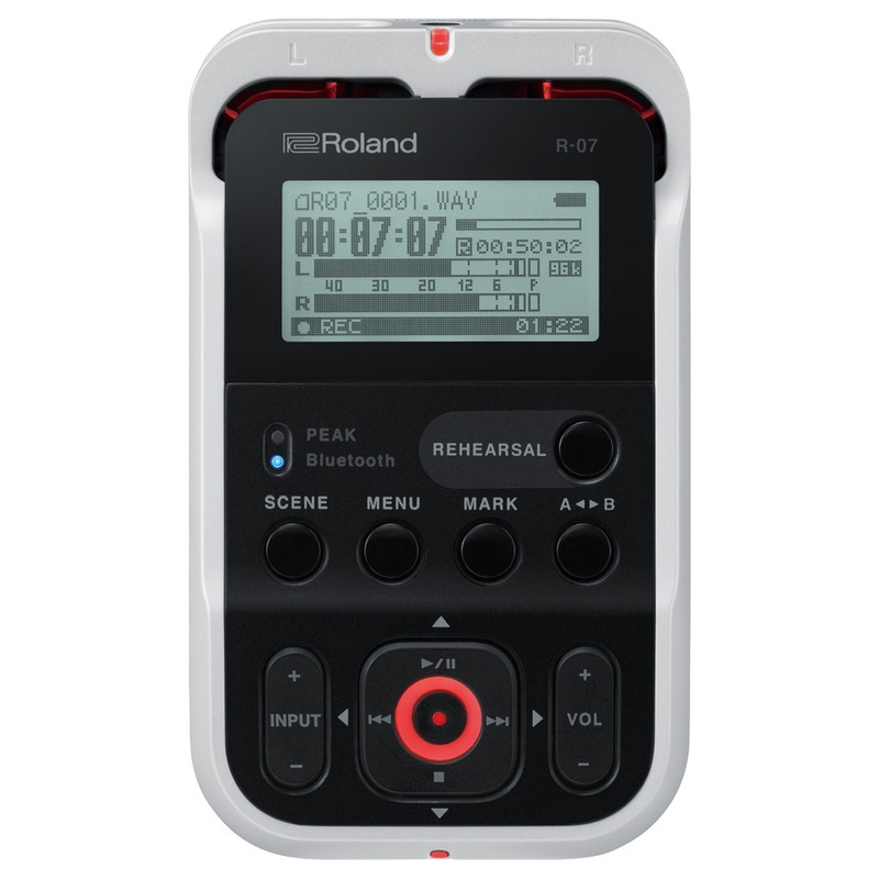 Roland R-07 Handheld Recorder – White