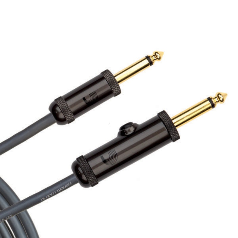 D’Addario PW-AG-15 15ft Circuit Breaker Momentary Mute Instrument Cable