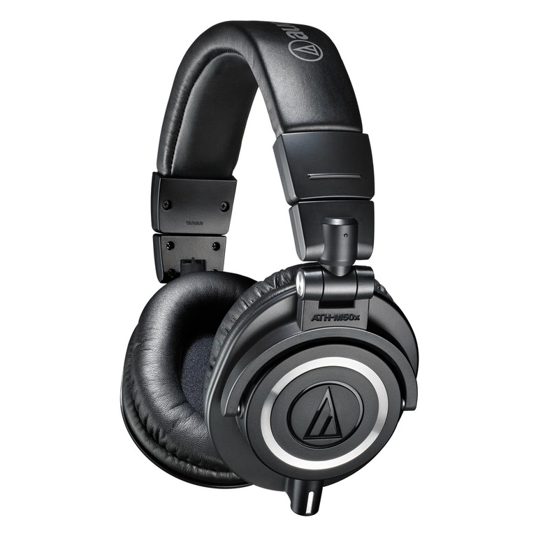 Audio-Technica ATH-M50x Professional Monitor Headphones – Black