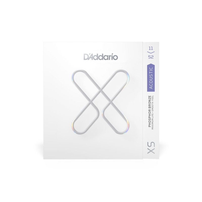 D’Addario XSAPB1152 Acoustic Guitar String Set – XS Coated Custom Light 11-52