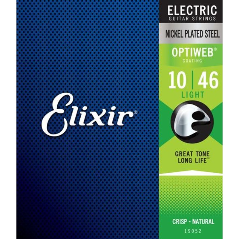 Elixir Electric Nickel Plated Steel with OPTIWEB Coating Light (.010-.046)