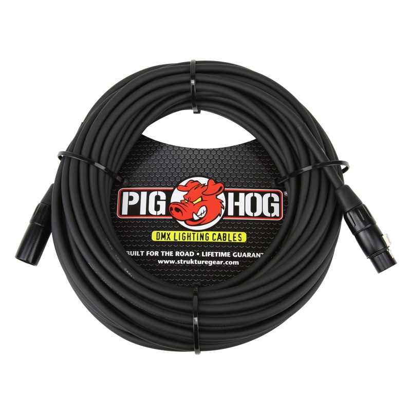 Pig Hog PHDMX50 DMX Lighting Cable – 50 ft.