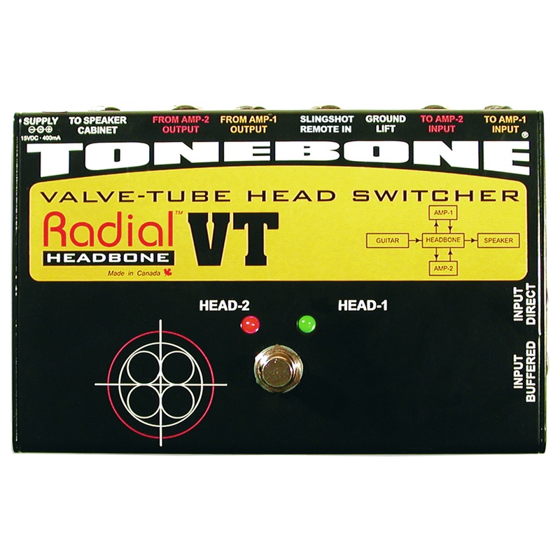 Radial Tonebone Headbone VT Amp Head Switcher for two tube amps
