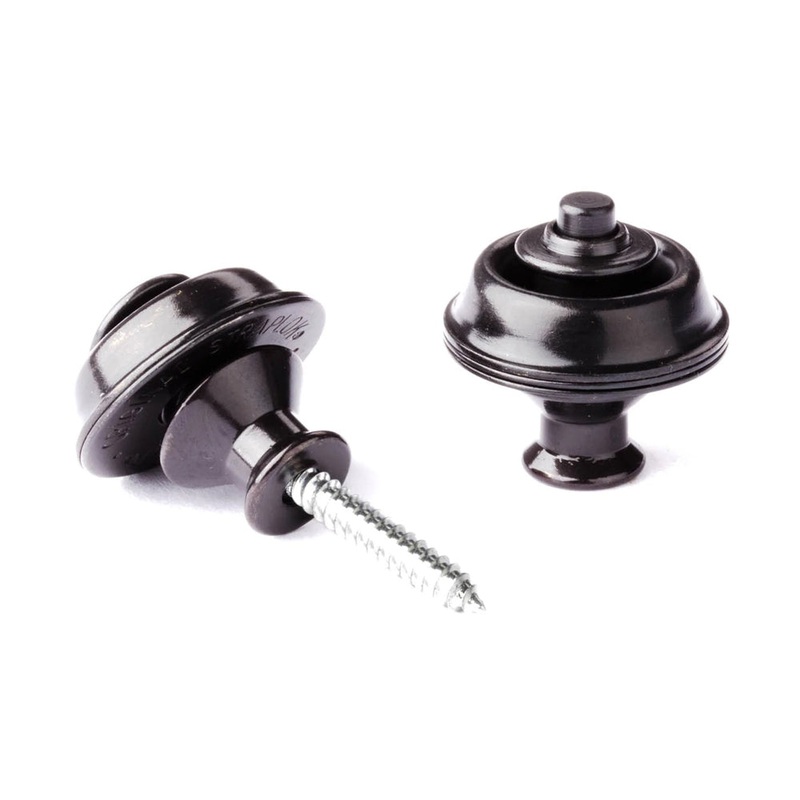 Dunlop Straplock Guitar Strap Retainers Dual Design – Black