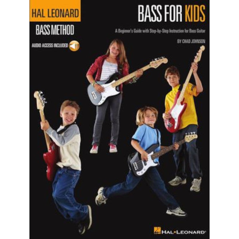 Hal Leonard Bass for Kids – Bass Method Softcover – TAB