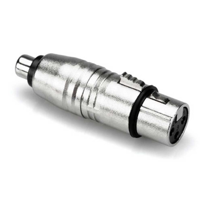Hosa – GXF-132 – Straight Adapter – RCA Female to XLR Female